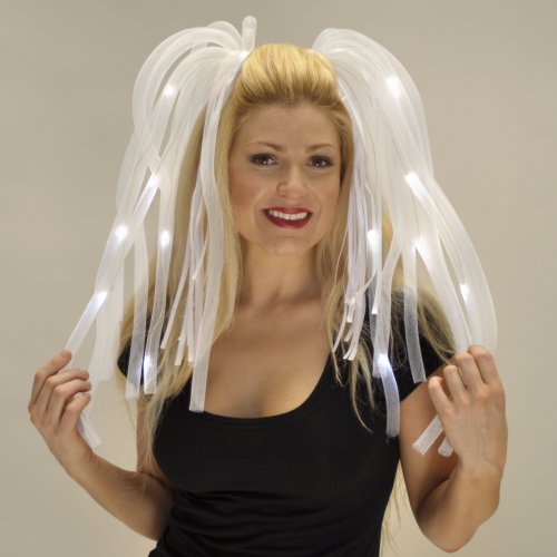 White Light Up Noodle Headband