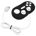 Permium Black Silicone Skin Cover Case for Nintendo Wii Classic Remote Contoller