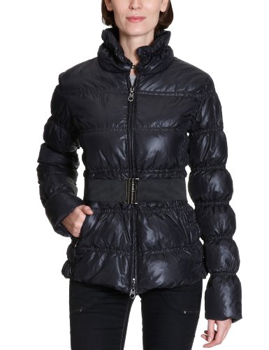 Liu Jo Damen Parka W61105 T6151, Gr. 40 (46), Schwarz (Black 22222) Preisvergleich