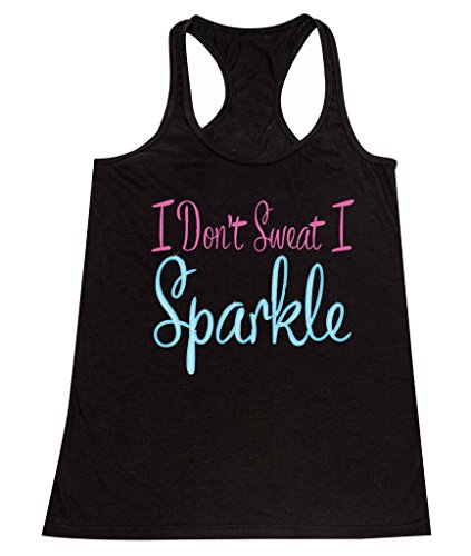 P&B I don't Sweat I Sparkle Women's Tank Top