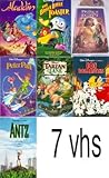 disney pack 7 vhs: Peter Pan, Tarzan & Jane, Antz, 101... by 