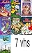 disney pack 7 vhs: Peter Pan, Tarzan and Jane, Antz, 101 Dalmatians, Brave Little Toaster, The Prince of Egypt, Aladdin