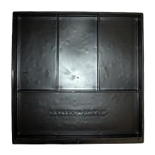 Deflecta-Shield 5121-18R Challenger and Seal-Tite Series Black Plastic Tray for Crossover Storage Box