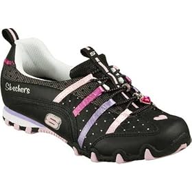 Click here to buy Skechers Girls' Bikers Twinkler Sneakers by Skechers.