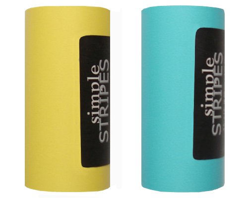 Wall Border Sticker (Yellow & Light Blue)