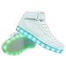 ToLFE Women High Top USB Charging LED Glow Shoes Flashing Sneakers