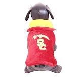 NCAA USC Trojans All Weather Resistant Protective Dog Outerwear, XX-Small