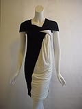 Thakoon womens black/white twist strap dress M Thakoon womens black/white twist strap dress M