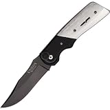 Camillus Cuda Bolt Carbonitride Titanium Folding Knife with Aluminum Body and G10 Bolster, Black/Silver, 3.75-Inch