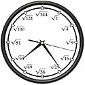 SQUARE ROOT Wall Clock math teacher calculator new gift