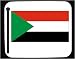 Decorated Mouse Pad with flag, Sudanese, Sudan