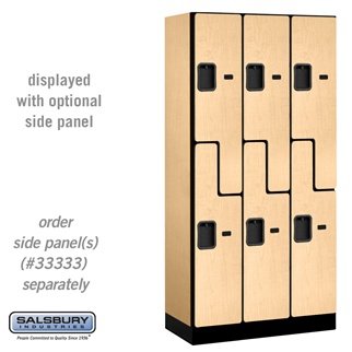Designer Wood Locker - Double Tier 
