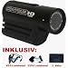 Contour HD 1080 p Full HD Helmkamera Kamera, Camcorder ContourHD 1080p Set: inkl. 2. Akku + KFZ Ladekabel + 220 Netzteil (TSGPS)
