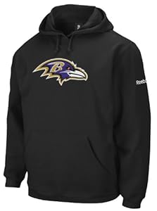 NFL Men's Baltimore Ravens Black End Zone Playbook Hood (Black, XX-Large)