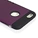 iPhone 6 Plus Case, oneCase™ Hybrid High Impact Heavy Duty Dual Layer Hard PC Outer Shell with Soft Rubber Inner Armor Defender Case Cover for Apple iPhone 6 Plus 5.5 inch Screen with Screen Protector & Stylus (3 Piece-Purple/Black)