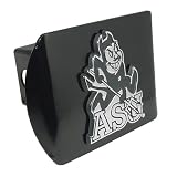 Arizona State University Sun Devils Black with Chrome ASU Sun Devil Emblem NCAA... by CHROME EMBLEM