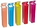 Heathrow Scientific HD15983G Polypropylene End Opening Slide Mailer, Assorted Colors, 5 Place, 43mm Length x 24mm Width x 88mm Height (Pack of 25)