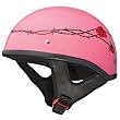 Fuel Pink Barbwire Rose Small Smoothie Half Helmet