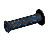 デイトナ(DAYTONA) グリップ PRO-GRIP(プログリップ) #724M ブラック/ブル- 貫通 φ22.2ハンドル用 耐震