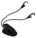 7dayshop Clip-On Double Headed LED Reading Light - Perfect for AMAZON KINDLE / TRADITIONAL BOOKS / LAPTOP USE / MAP READING / MUSIC STANDS ETC.