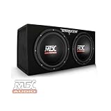 MTX Audio Terminator Series TNE212D 1200 Watt Dual 12 Sub Enclosure