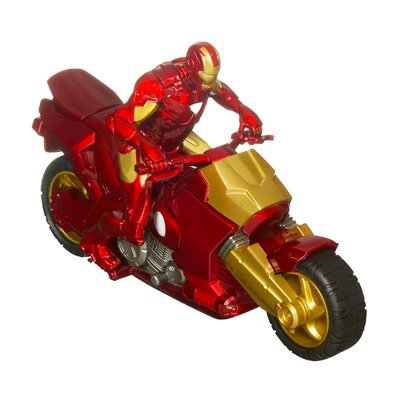  IRONMAN 2 QUANTUM QUAD ARMOR CYCLE {POP-OUT WEAPONS!} FACTORY SEALED