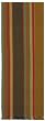 Durable Hand Woven 100% Cotton Colorful Red Striped Table Runners 12x72 Inches Set of Two