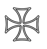 Iron Cross Car Truck Vehicle Bumper Helmet Decal Sticker Wall Art Laptop Design Skin Stickers