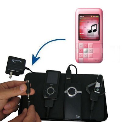 Gomadic Universal Charging Station for the Creative Zen Mozaic and many other mobile devices - 2nd Generation Design - uses Gomadic TipExchange Technology - 4 tips included