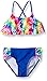 Freestyle Girls' Tiedye Heart Two Piece Swimsuit