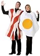 Adult Bacon and Eggs Couples Costume Set