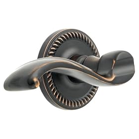 Grandeur GS40-LH-NEWPRT-TB Newport Rosette with Portofino Lever, Privacy Left Handed,... by Grandeur
