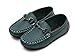 Bumud Boy's Girl's Classic Leather Slip-On Loafers Oxfords Flat Shoe(Toddler/Little Kid/Big Kid)