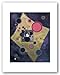 Accent en Rose, 1926 by Wassily Kandinsky 10"x8" Art Print Poster
