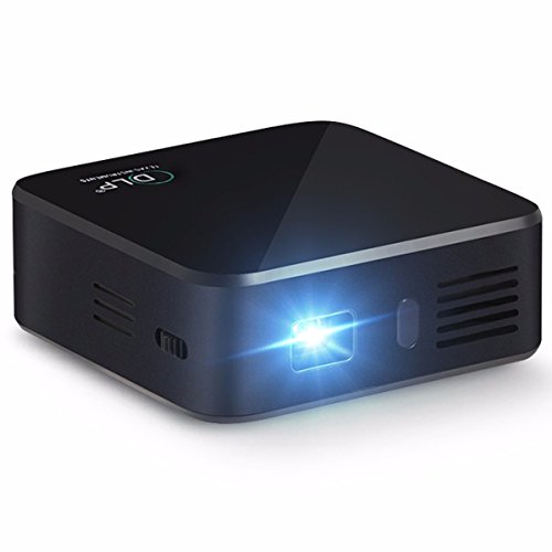 Mini Projector,ELEGIANT Portable Pico DLP Video Projector,Support 1080P HDMI Pocket WiFi HD LED Projector,Built-In Speakers for Home Theater,Presentations,Gaming,Smartphones,Tablets,Laptops