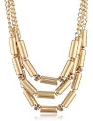 Kenneth Cole New York "Modern Tanzanite" Cylinder Bead Multi-Row Necklace, 20"