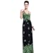 Ever Pretty Sexy V-neck Floral Printed Ruffles Summer Dress 09502