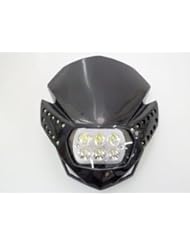 Car Audio or Theater: 18W CREE LED Black Headlight Assemble Dirt Bike Dual Sport mx Enduro Off Road - Tmsuschina