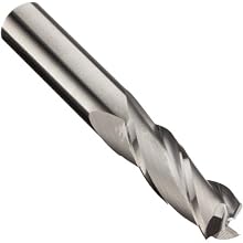 Niagara Cutter C330 Carbide Square Nose End Mills, Inch, Uncoated (Bright) Finish, Roughing and Finishing Cut, 30 Degree Helix, For Use With All Materials