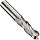 Niagara Cutter C330 Carbide Square Nose End Mills, Inch, Uncoated (Bright) Finish, Roughing and Finishing Cut, 30 Degree Helix, For Use With All Materials