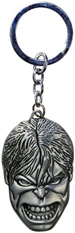 PALLION® Marvel Comics Avengers Hulk Alloy Keychain US Seller (Face, Pewter)