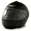 VCAN DOT Black Flip-Up Shield Modular Full Face Helmet - Frontiercycle (Free U.S. Shipping) (L)