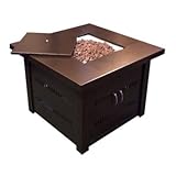 AZ Patio Heaters GS-F-PC Propane Fire Pit, Antique Bronze Finish