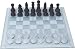 Sports : Sport-Otto Schachset Glas 45 x 45 cm mit Figuren