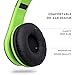 Sound Intone I68 Headphones with Microphone,Stereo Headset with In-line Volume Control for Kids / Girls / Men and Woman, Compatible with iPhone, iPod, iPad, MP3,Mp4, Samsung, HTC, Laptops (Black/green)