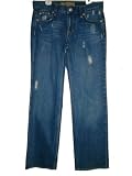 WOMEN'S OLD NAVY BOY-CUT BLUE JEANS SIZE 2 SHORT