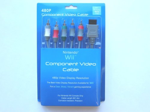 Highest Resolution Component AV Cable For Nintendo Wii