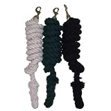 8 1/2' Super Heavy Cotton Lead Rope - Black