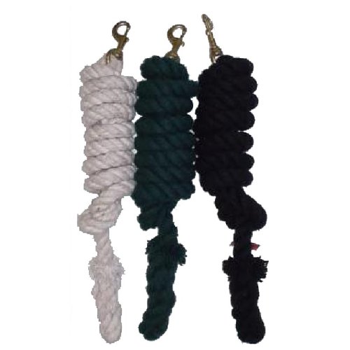 8 1/2' Super Heavy Cotton Lead Rope - Black [Misc.]