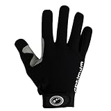 Optimum Boy's Cycling Full Finger MTB/BMX Gloves - Black, Large